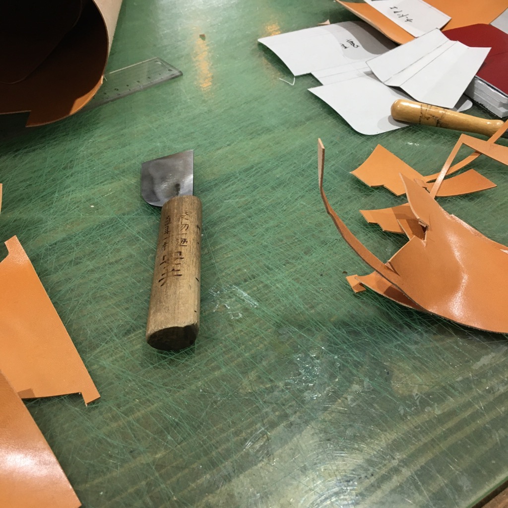 ランドセルリメイクプレミアムコース作業スタートしました。まずはサンプルから。