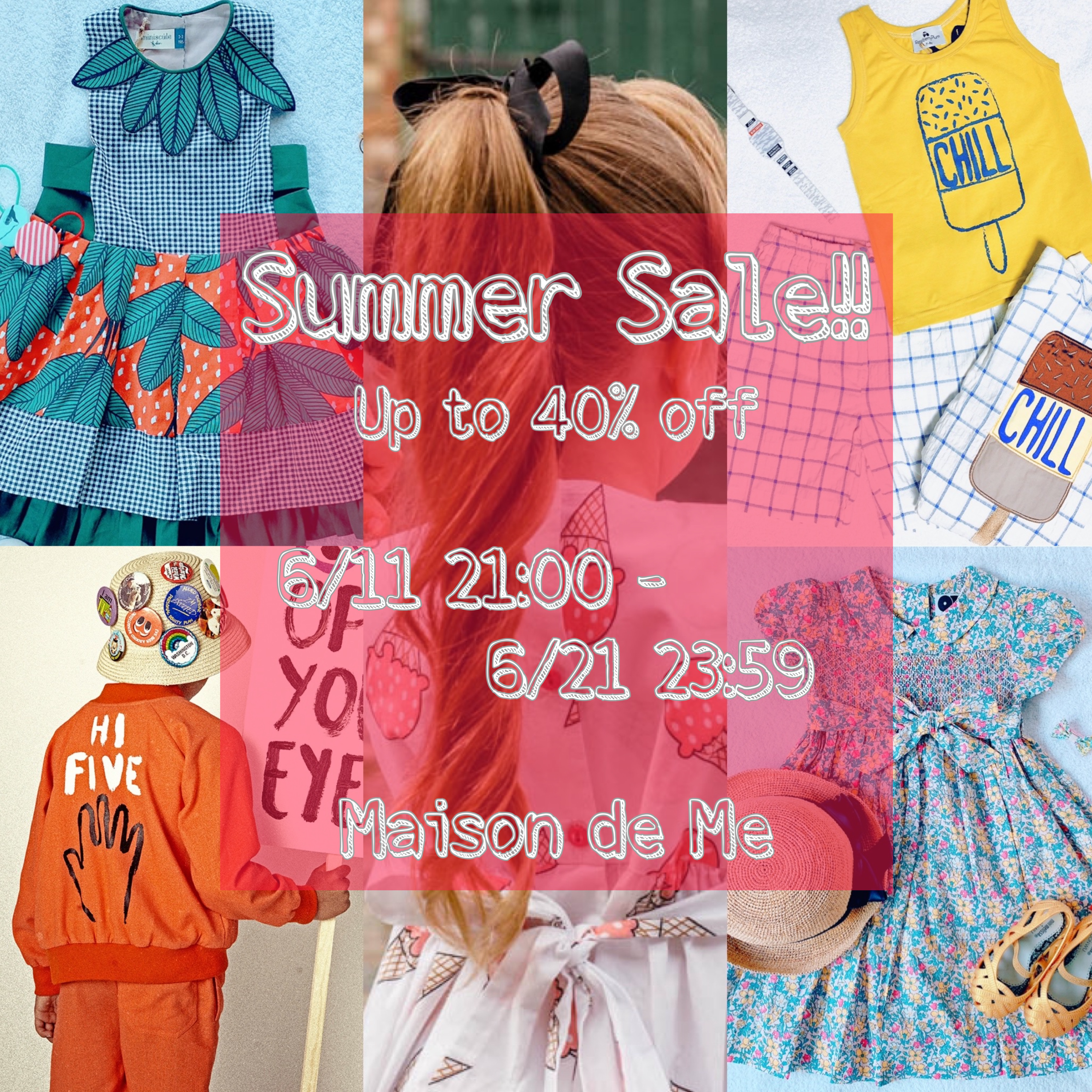 Summer Sale Up to 40% off!!
