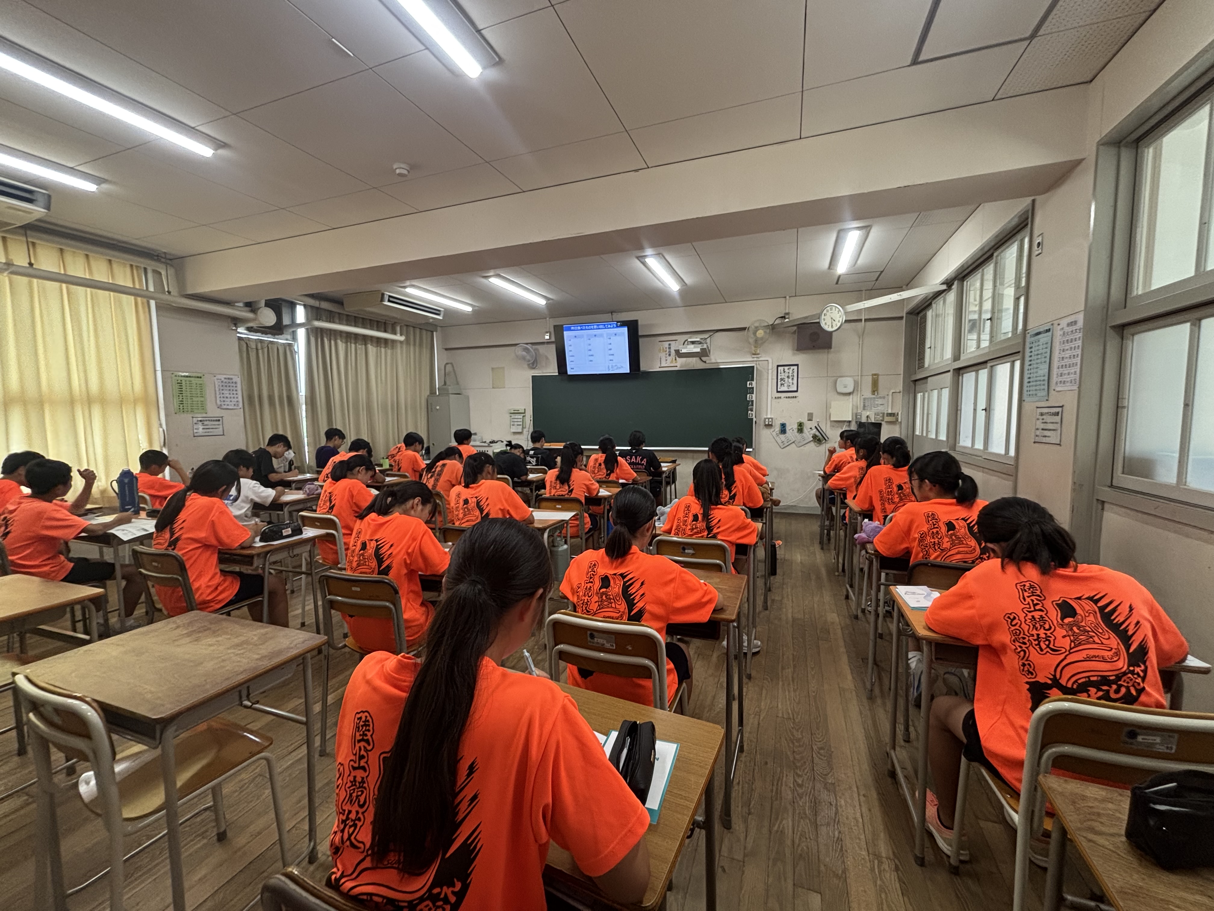墨江丘中学校　貧血勉強会