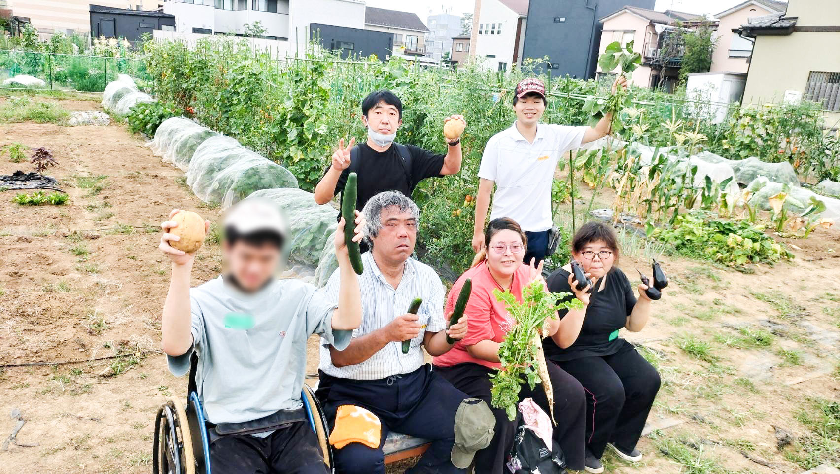 【YUI WORK】実習第6号レポート！たくさんの野菜を収穫♪
