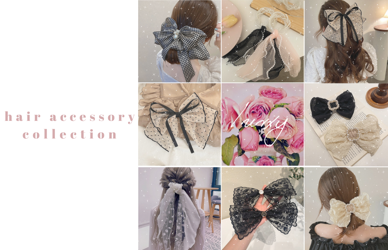 hair accessory  collection🎀