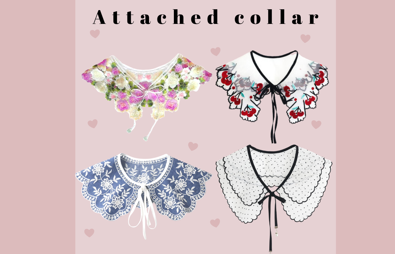 Attached collar collection❤︎可愛いつけ襟のご紹介です🌷