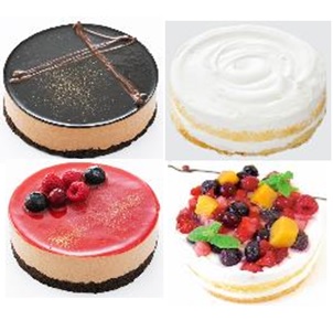 【 業務用】 冷凍ケーキホールケーキ４種セット