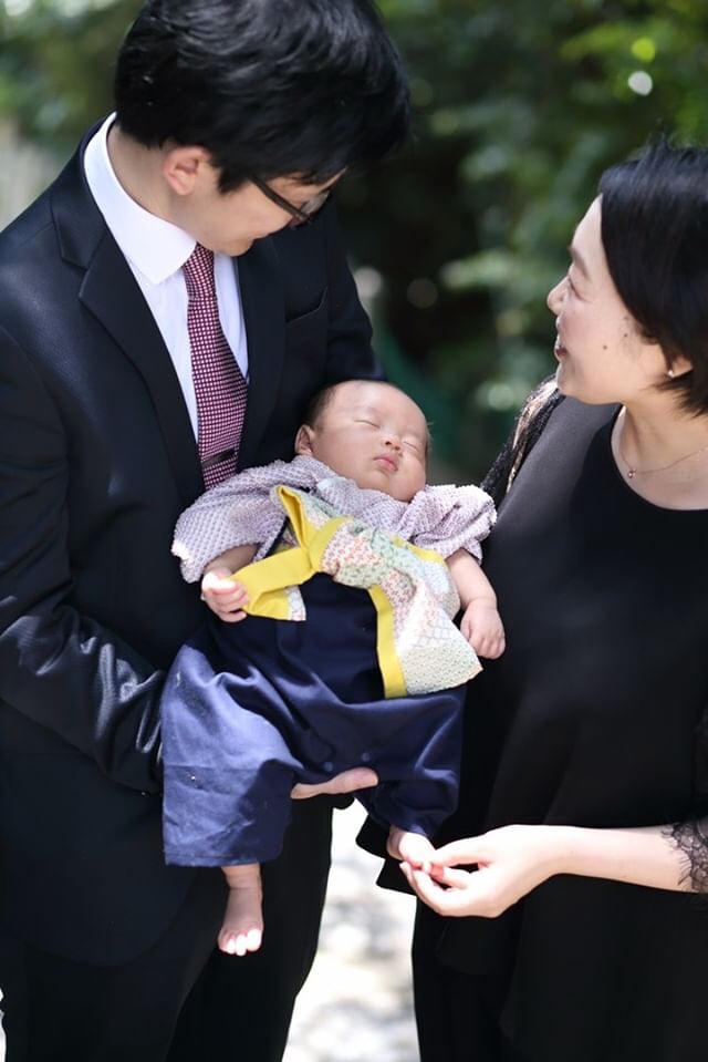 藤色本総絞りの袴ロンパース