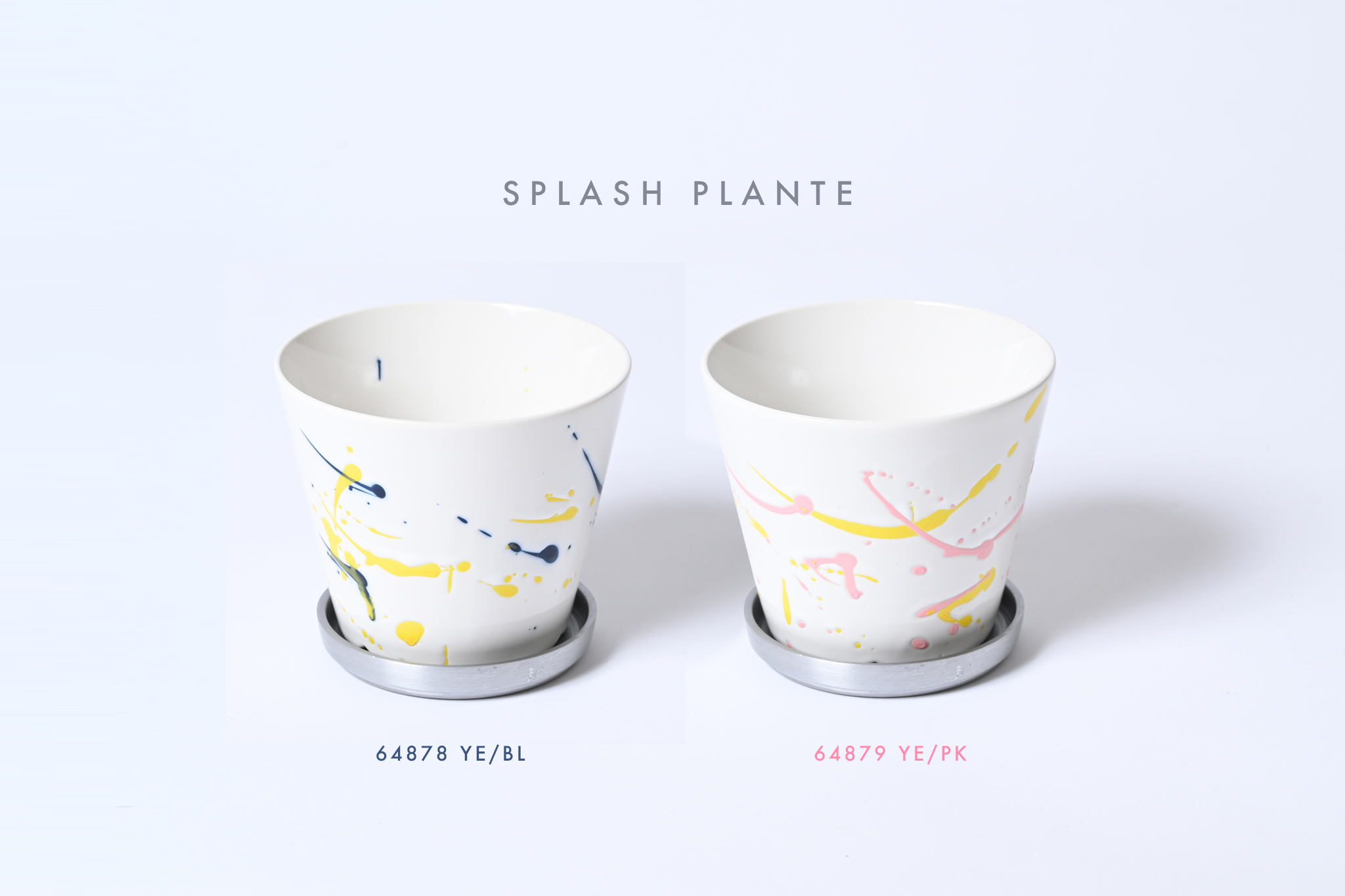 とびきり軽やかに、一点もののSPLASH PLANTER。