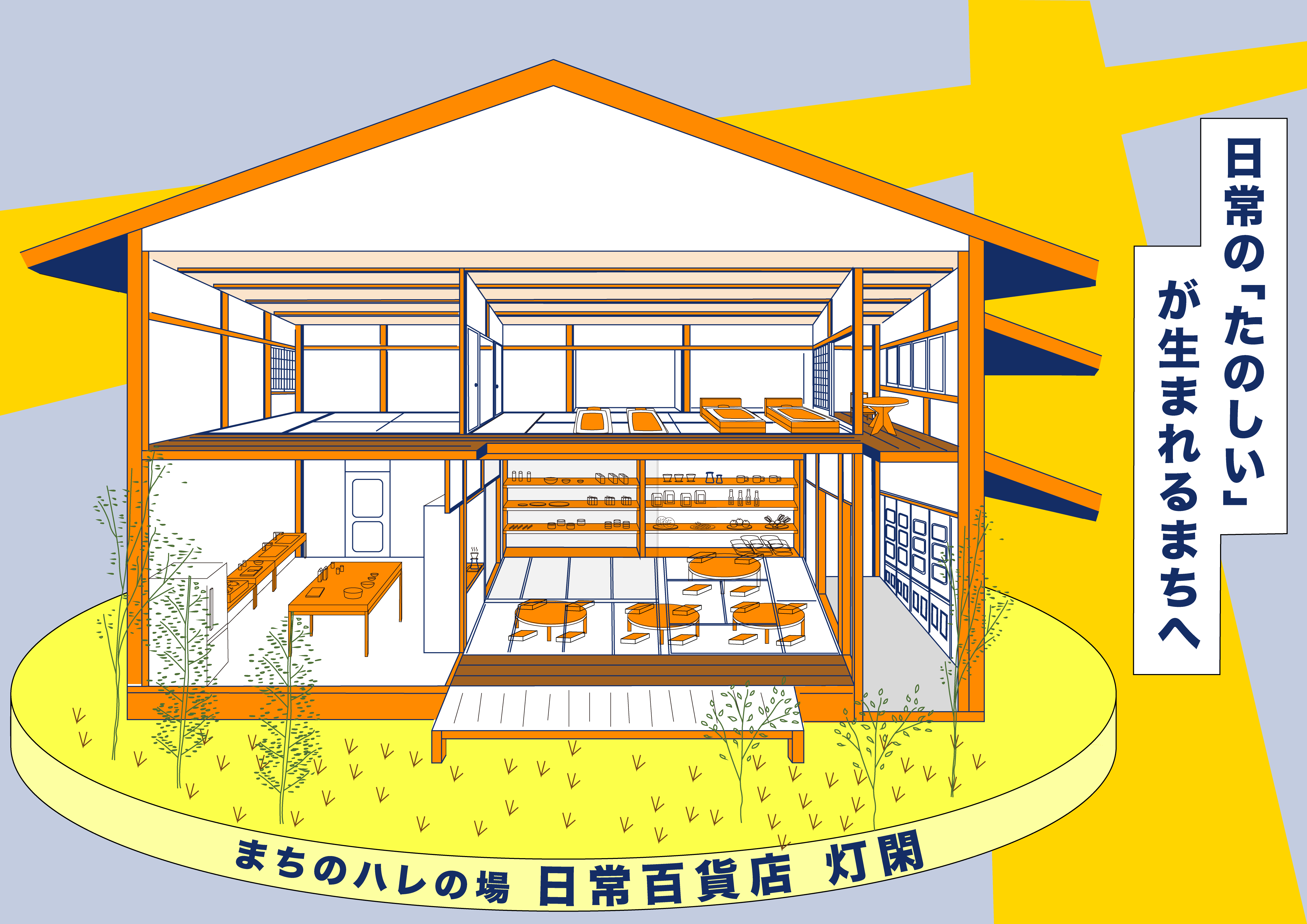 「日常百貨店 灯閑」を2025年春にオープンします