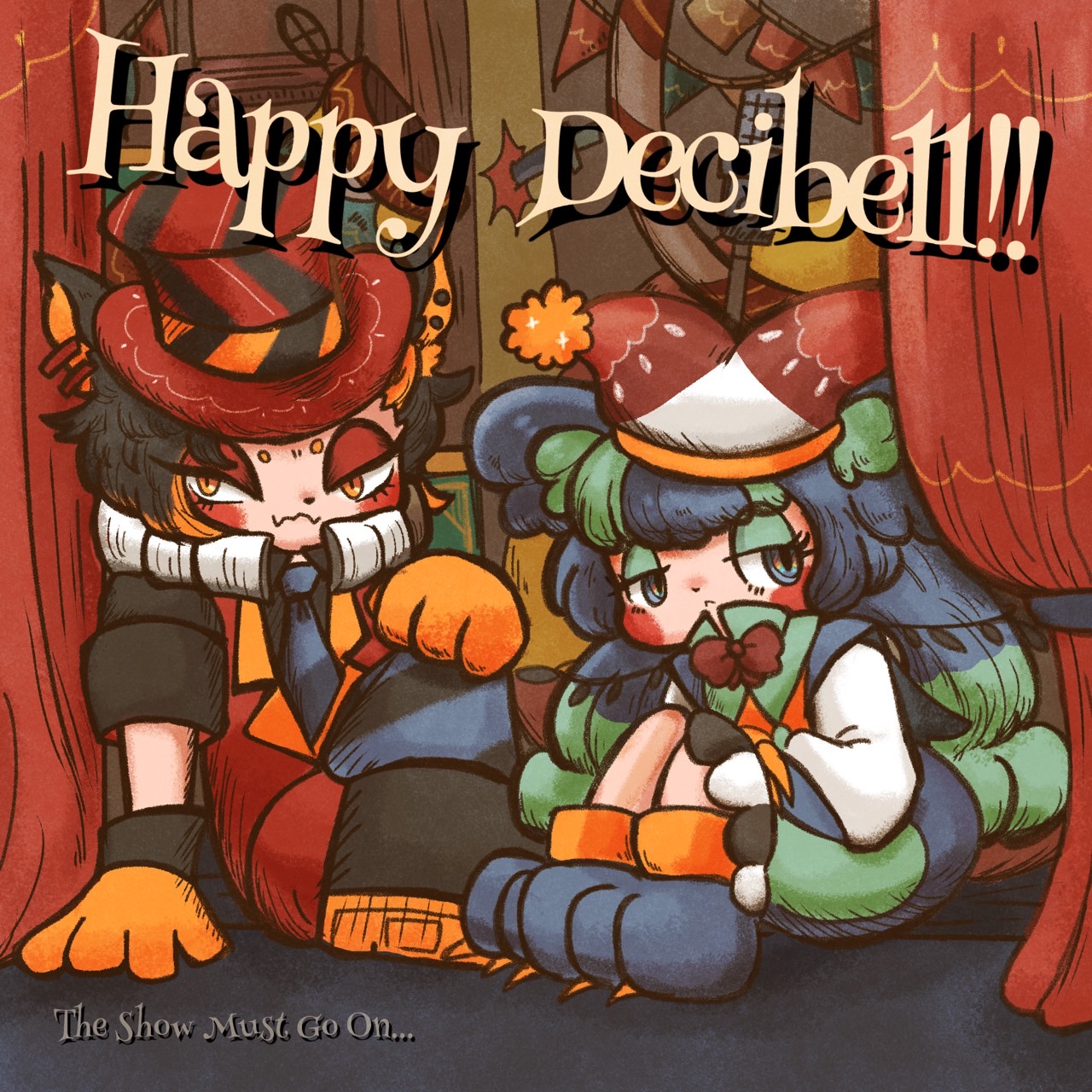 「Happy Decibell‼︎」のジャケットイラストの話と中身