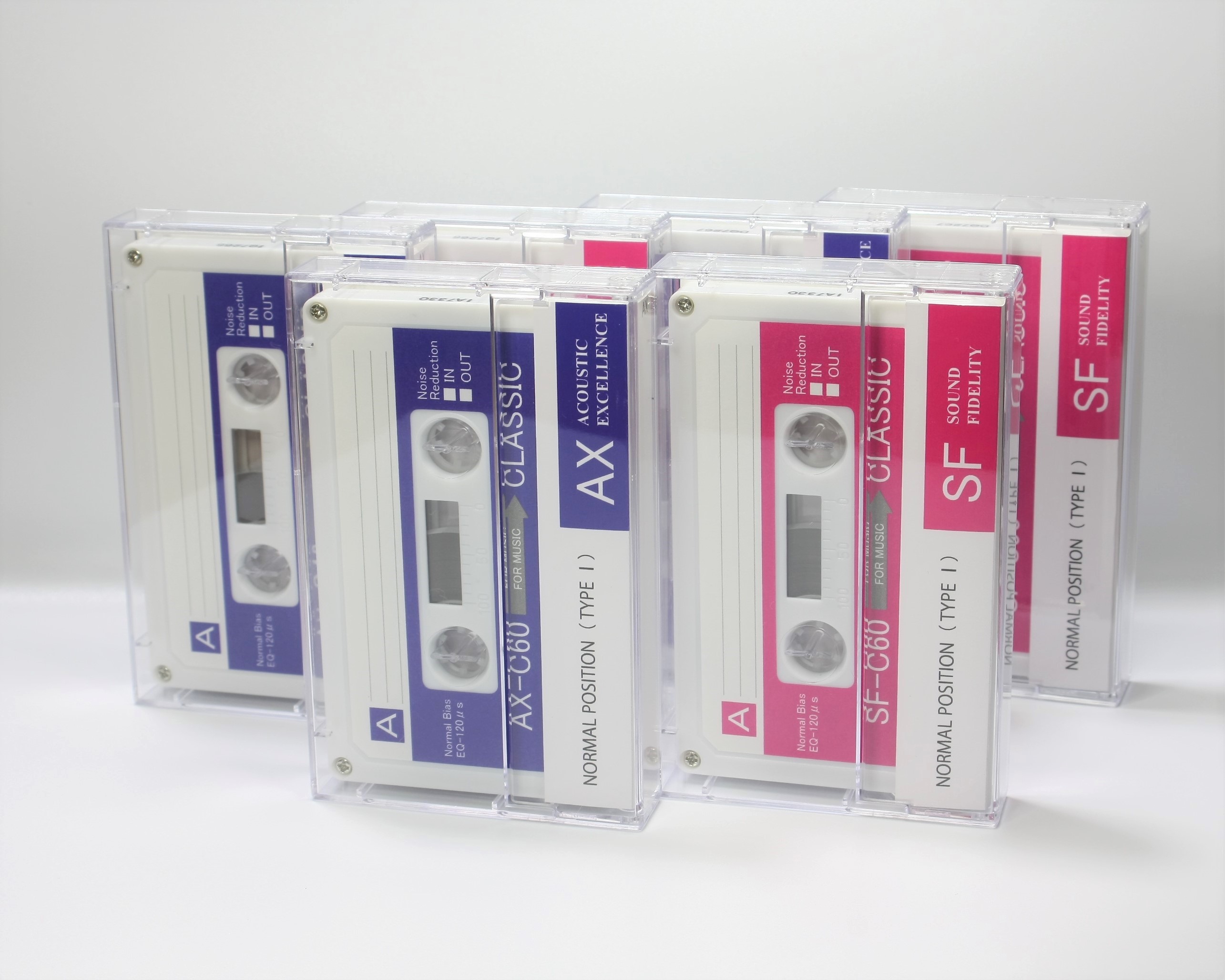 新製品「オリジナルデザイン・カセットテープ」＜ブルー＞＆＜フローラル＞のリリースにつきまして