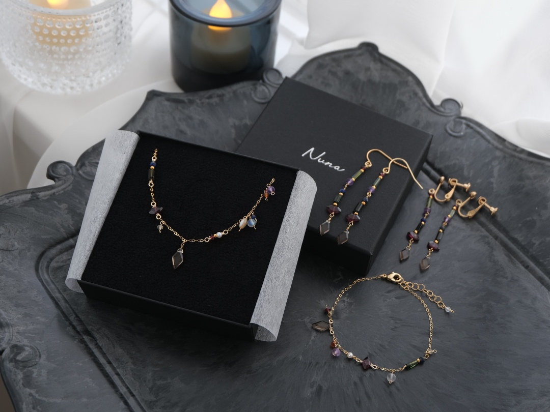 hátíð necklace 天然石ネックレス/ブレスレット/ピアス＆イヤリング