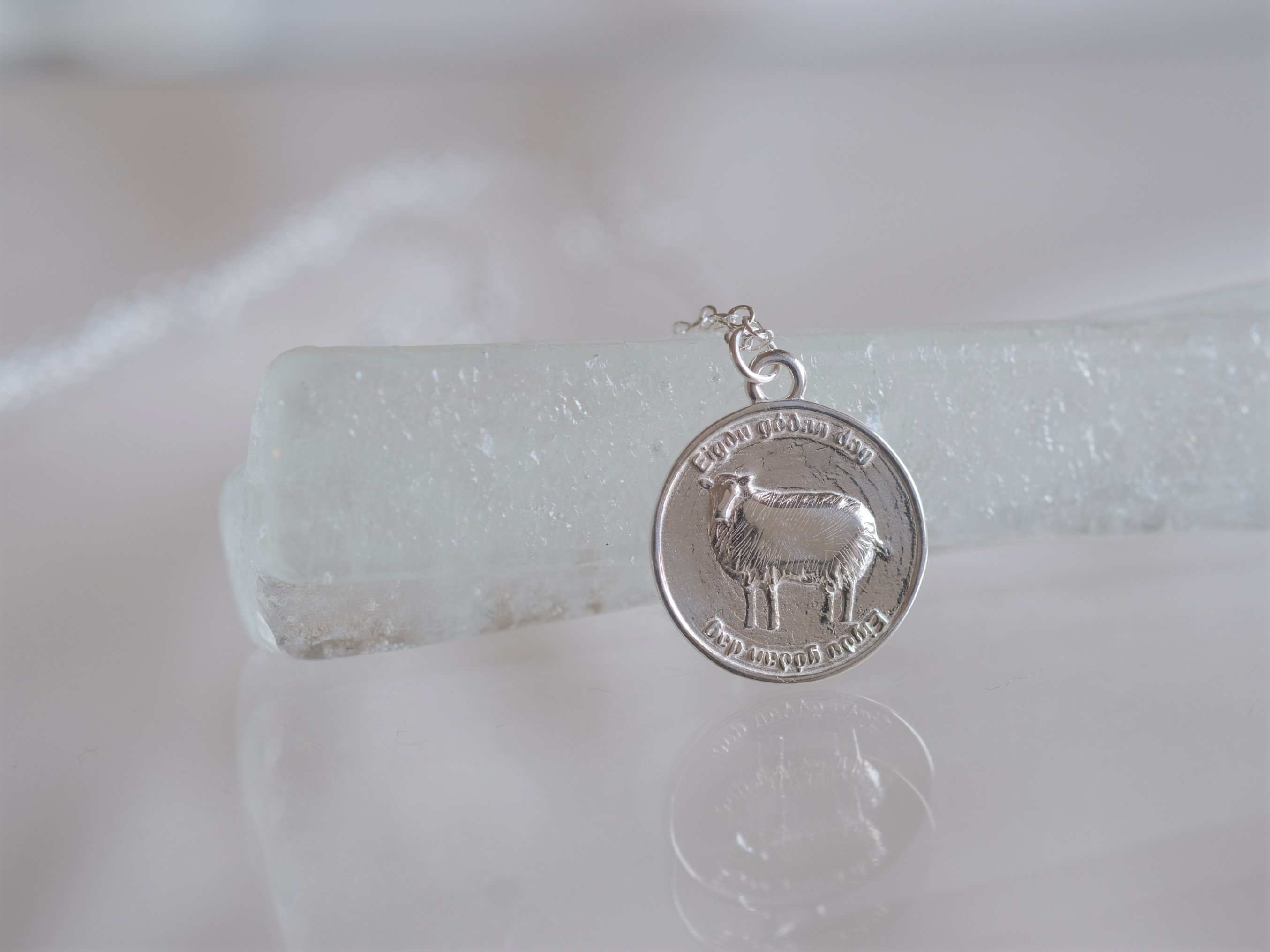 羊コインネックレス　 Eigðu góðan dag necklace　silver925