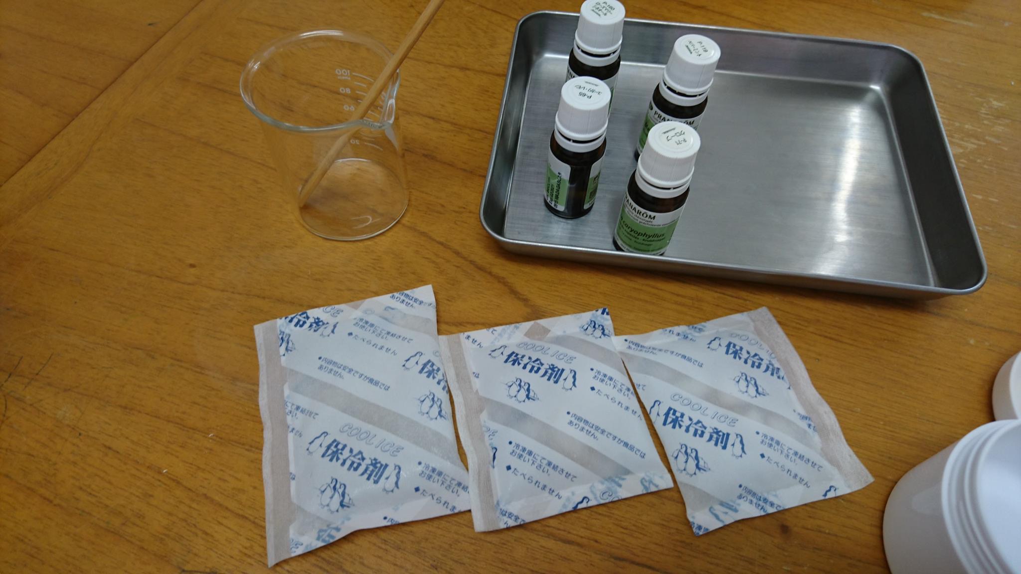 保冷剤で虫除けアロマ！