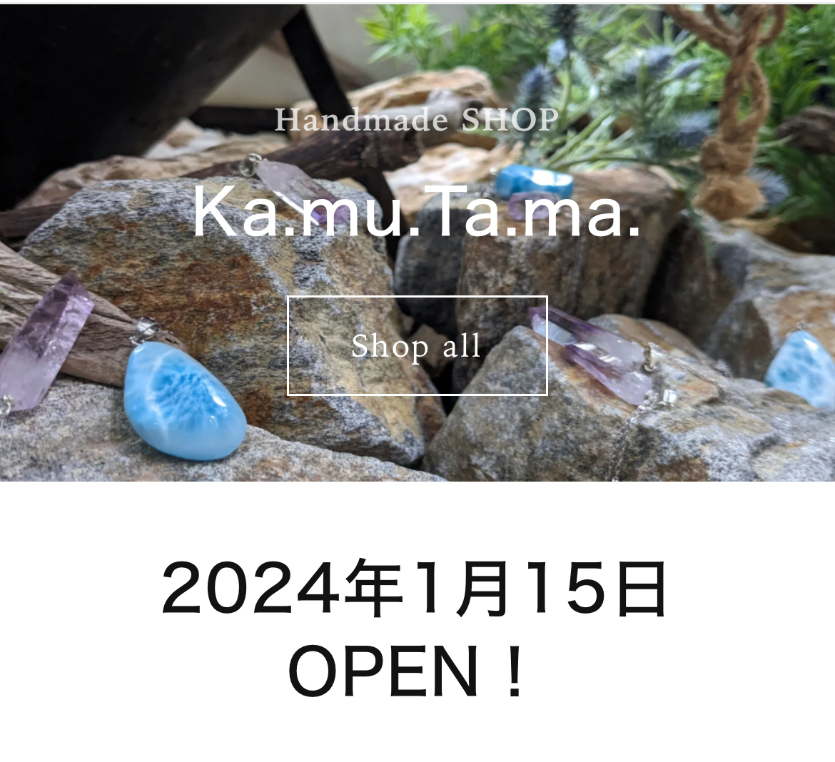 オンラインショップOPEN!!