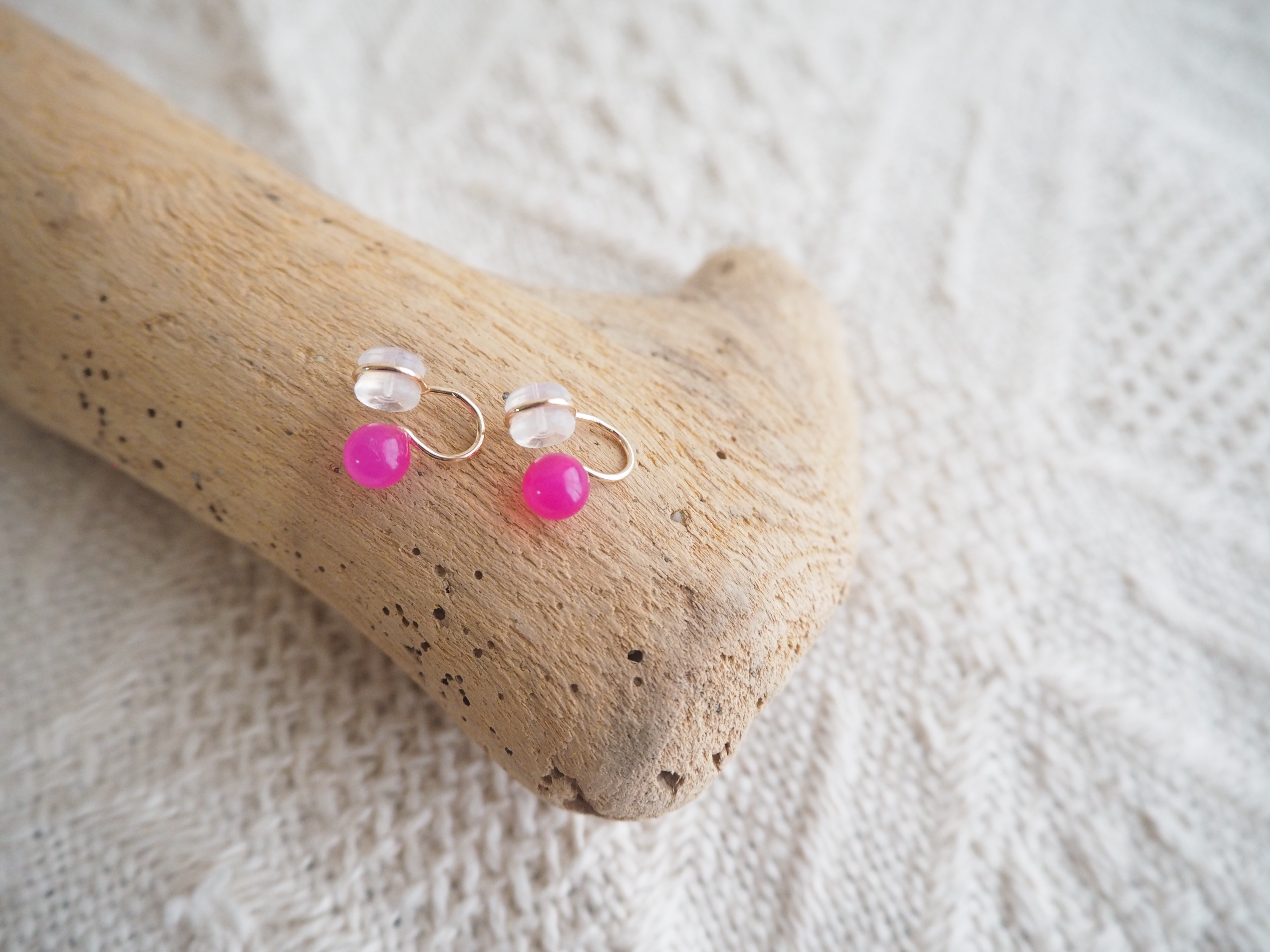 【Newアクセサリー紹介】｢FuchsiaPinkChalcedony｣〜情熱はある？〜