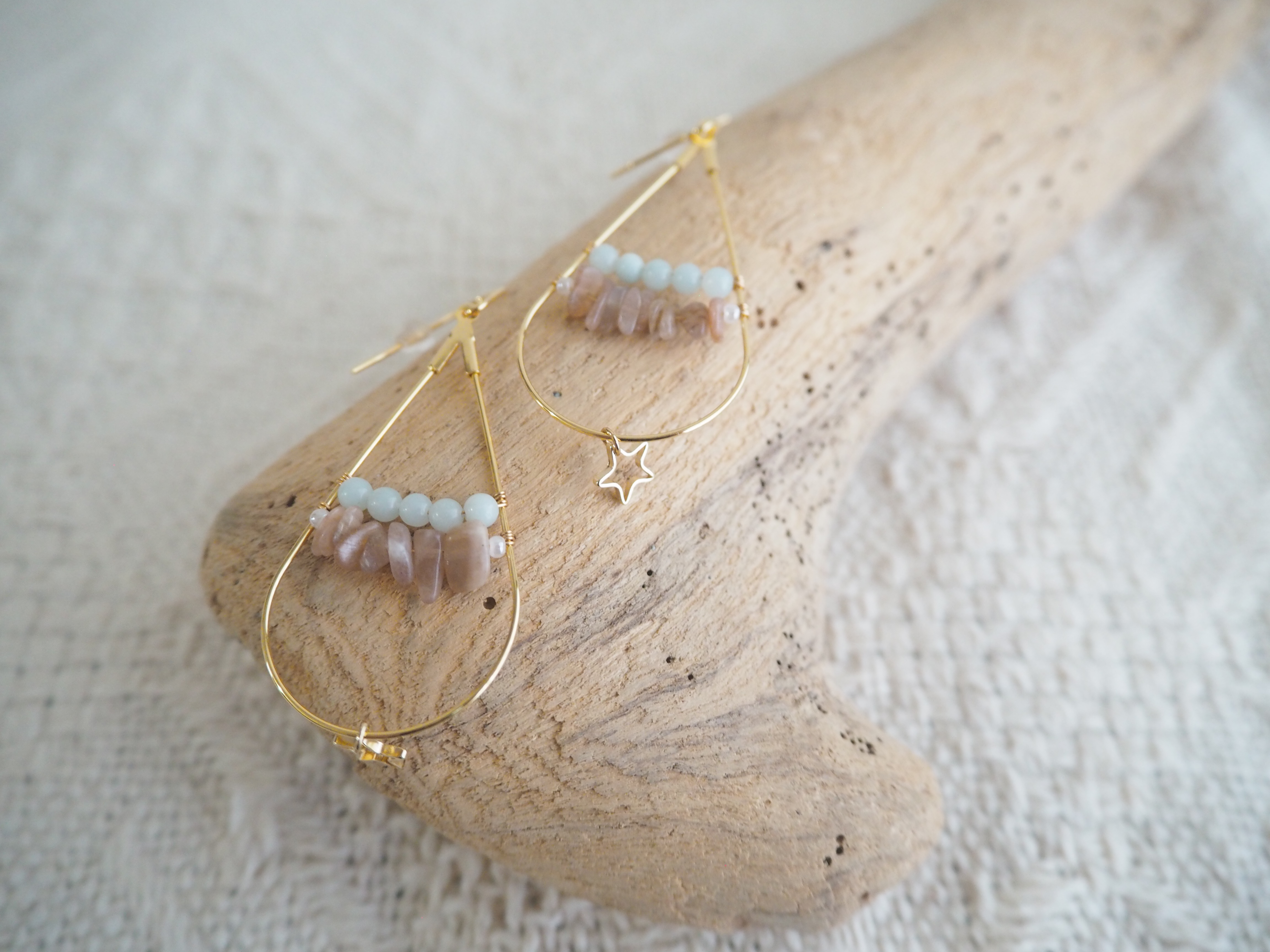 【Newアクセサリー紹介】｢joy｣アマゾナイト＋サンストーン 〜焦らず｢ゆるめる｣〜