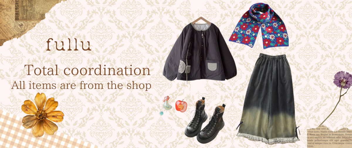 マフラーが主役の冬コーデ