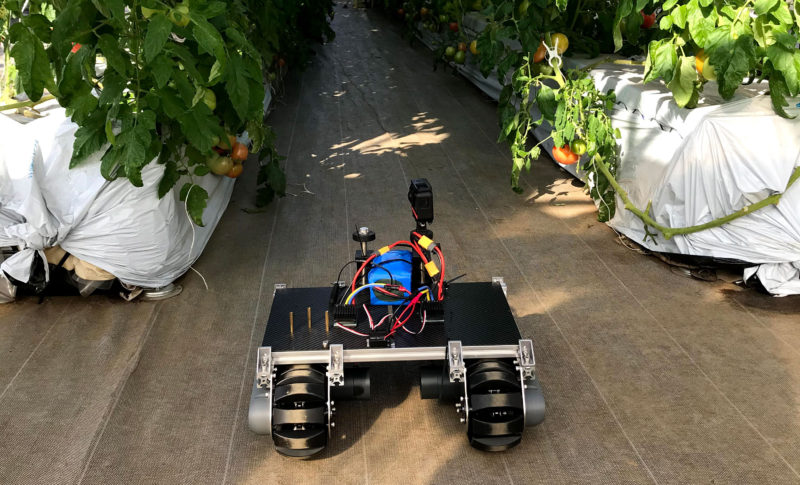 【CuGo 事例紹介】Quantomics社、ハウス内自動走行の作物数カウントロボットを開発！