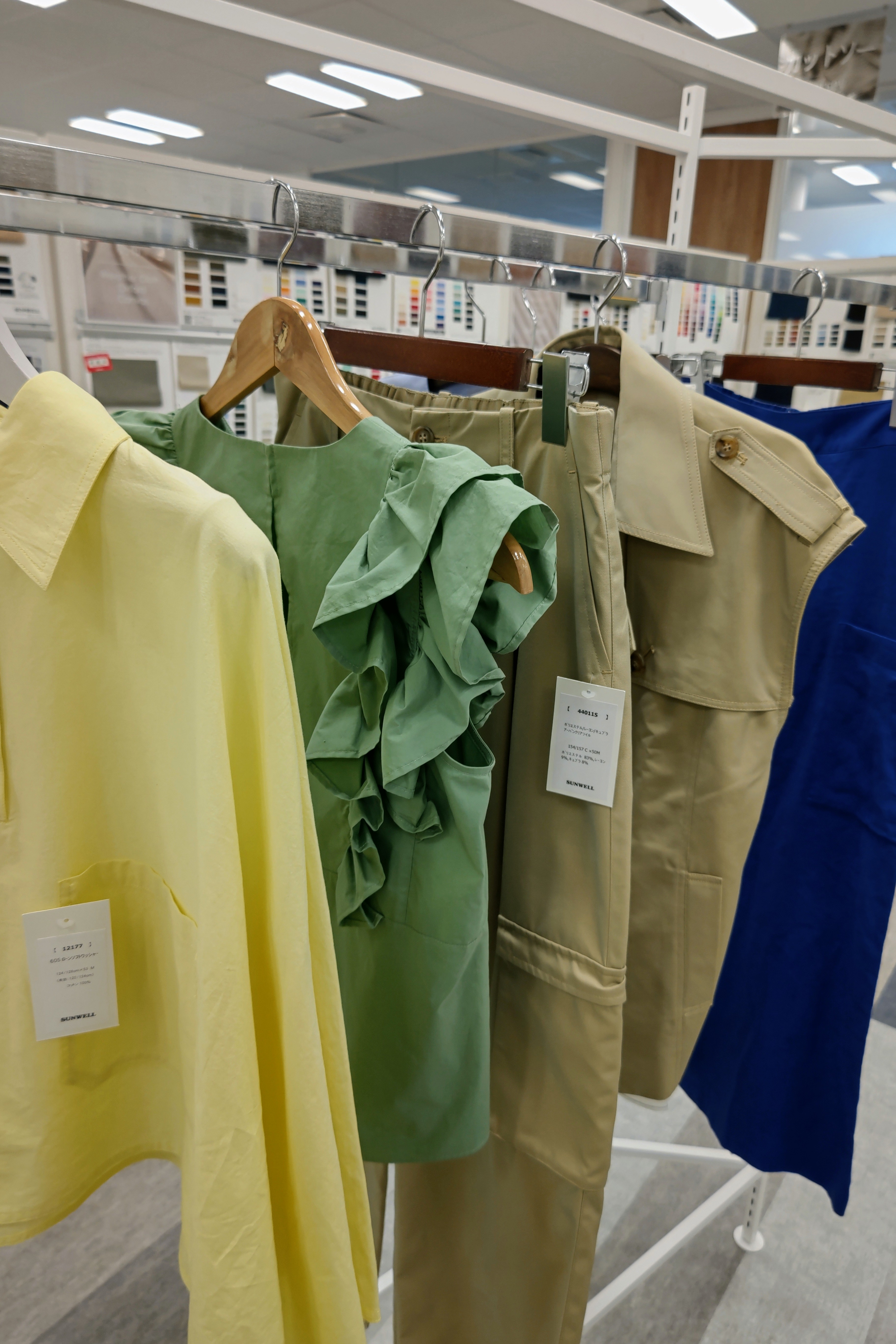 生地の展示会をまわりました！