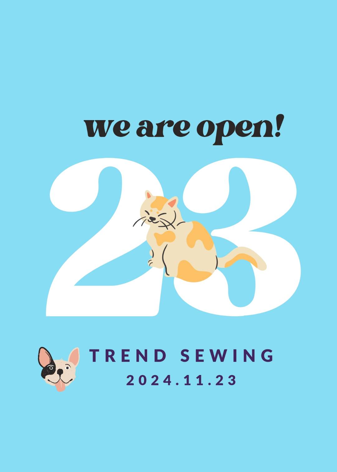 お知らせ📣11/23も開講させて頂きます