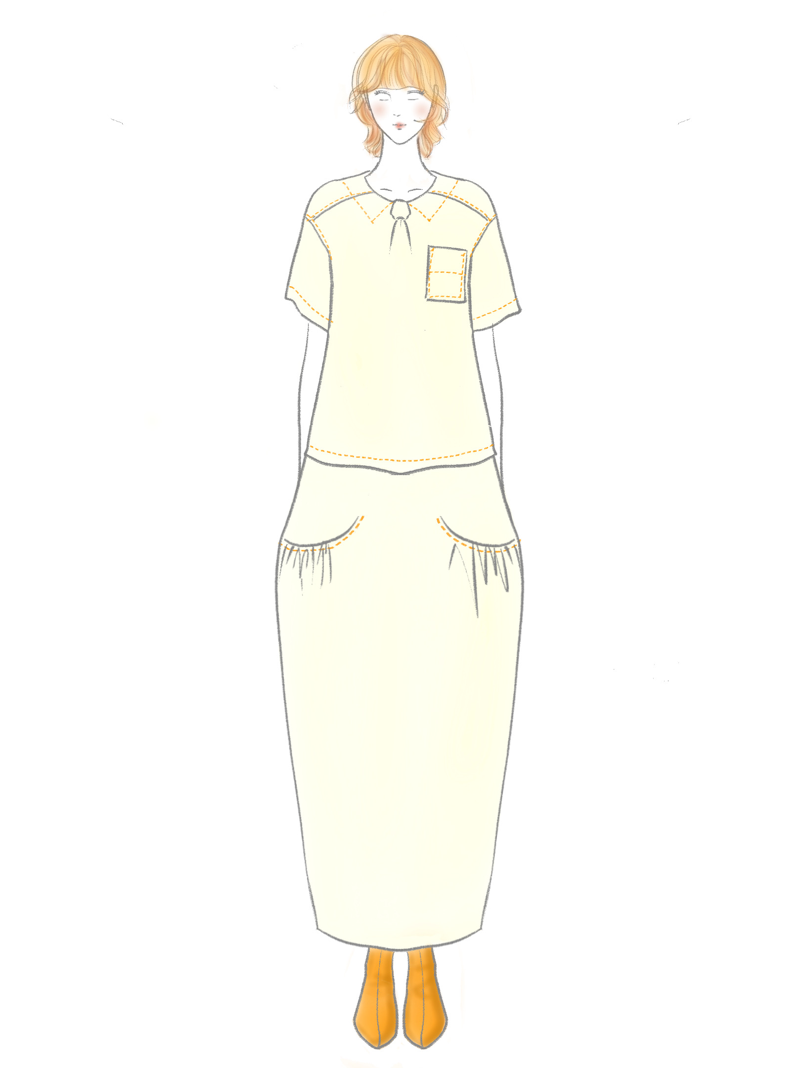 無名のデニム👖 生地が変わるとこんなに変わる、ピンスポット講習
