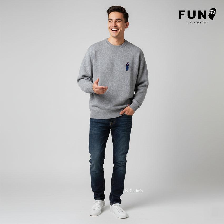 冬の室内着 一見スウェットにもみえるセーター