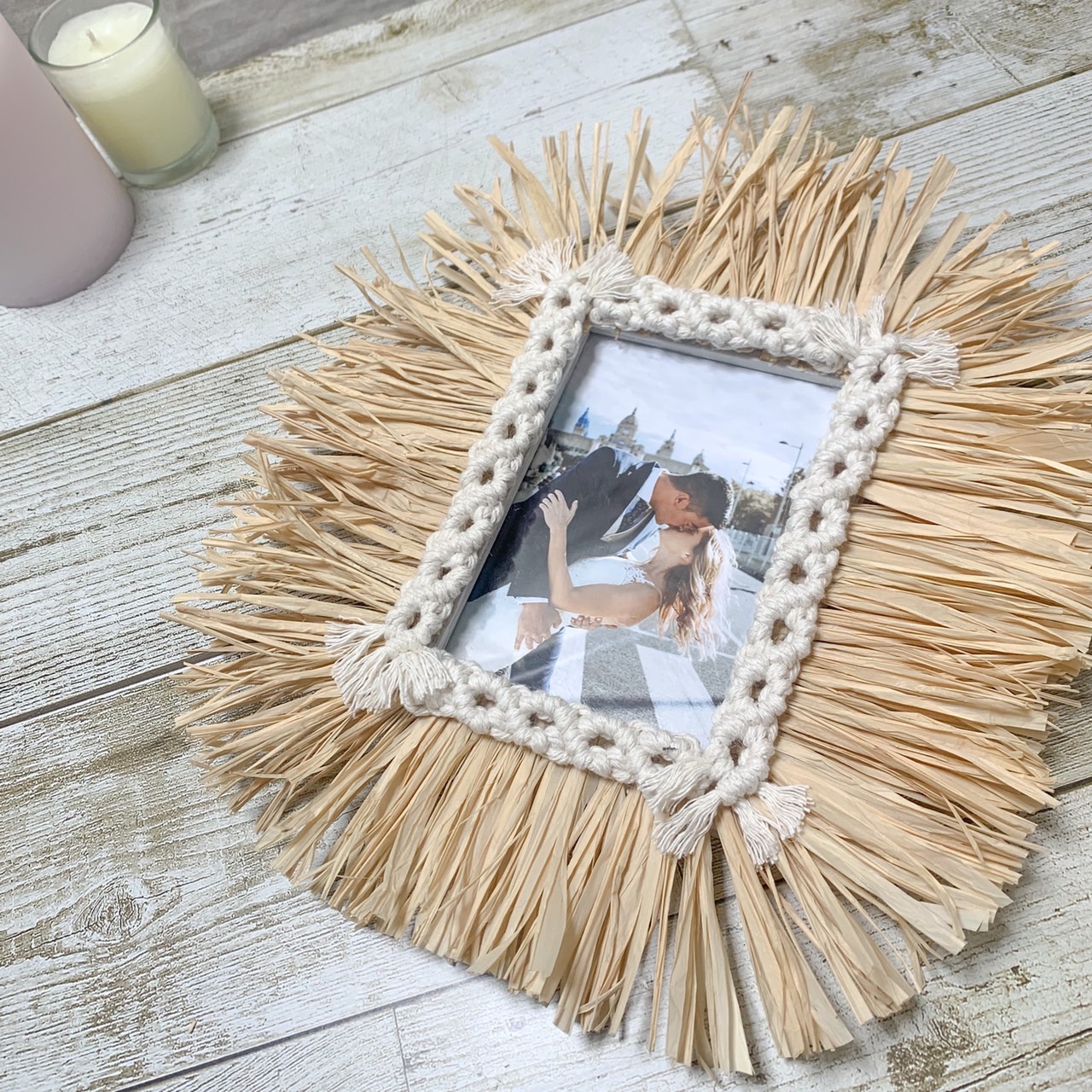 【新商品】RAFFIA　PHOTO 　FRAME