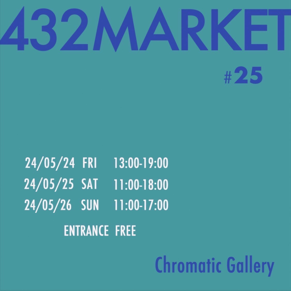 5/24~5/26 432MARKET vol.25