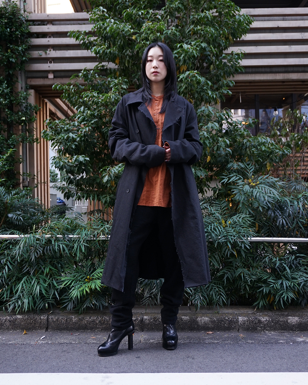 【daub（ドーブ）】重厚感のあるコートとフグ鍋