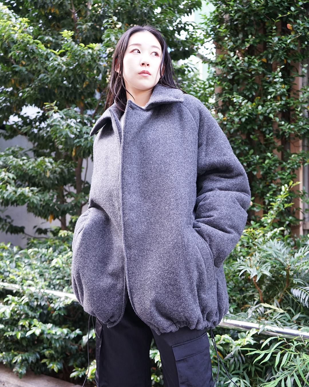 【Blanc YM（ブランワイエム）】布団みたいなコートなので全然このまま寝れる