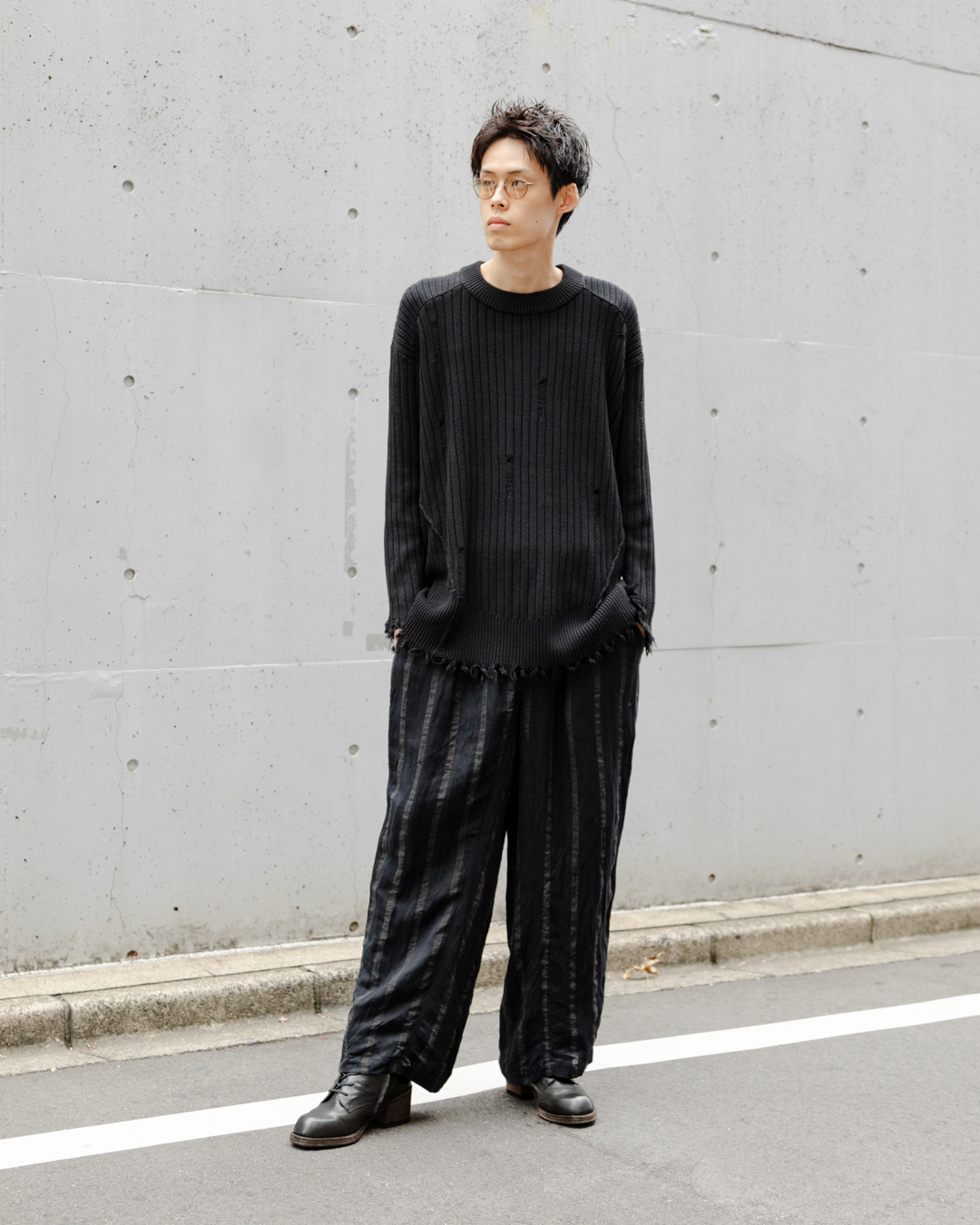 【professor.E（プロフェッサーイー）】毎日着ちゃうようなニットはこれ。