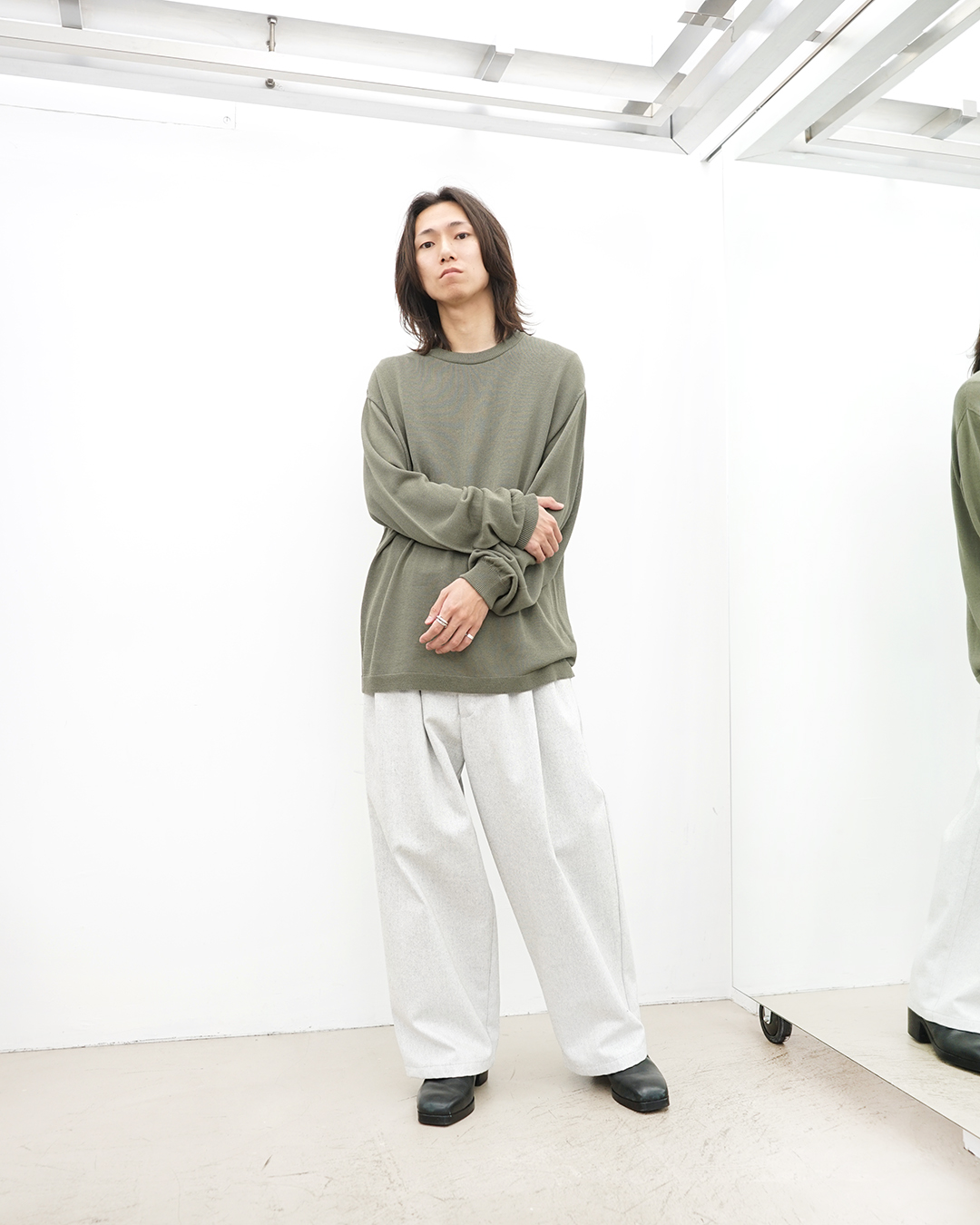 【Blanc YM（ブランワイエム）】むしろ爽やかな長袖