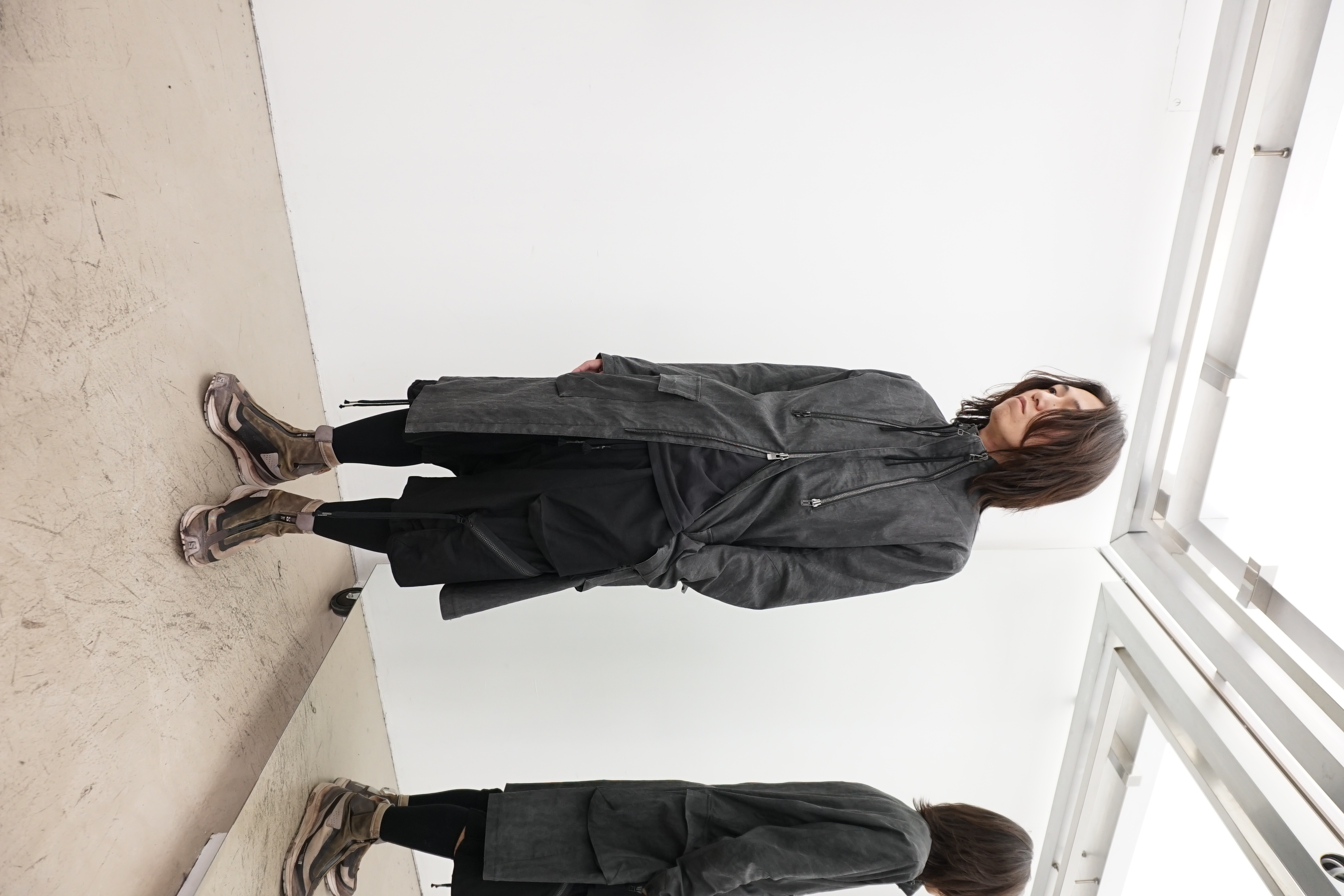 【D.hygen(ディーハイゲン)】ハーフコート×ショートパンツはどう考えてもかっこいい