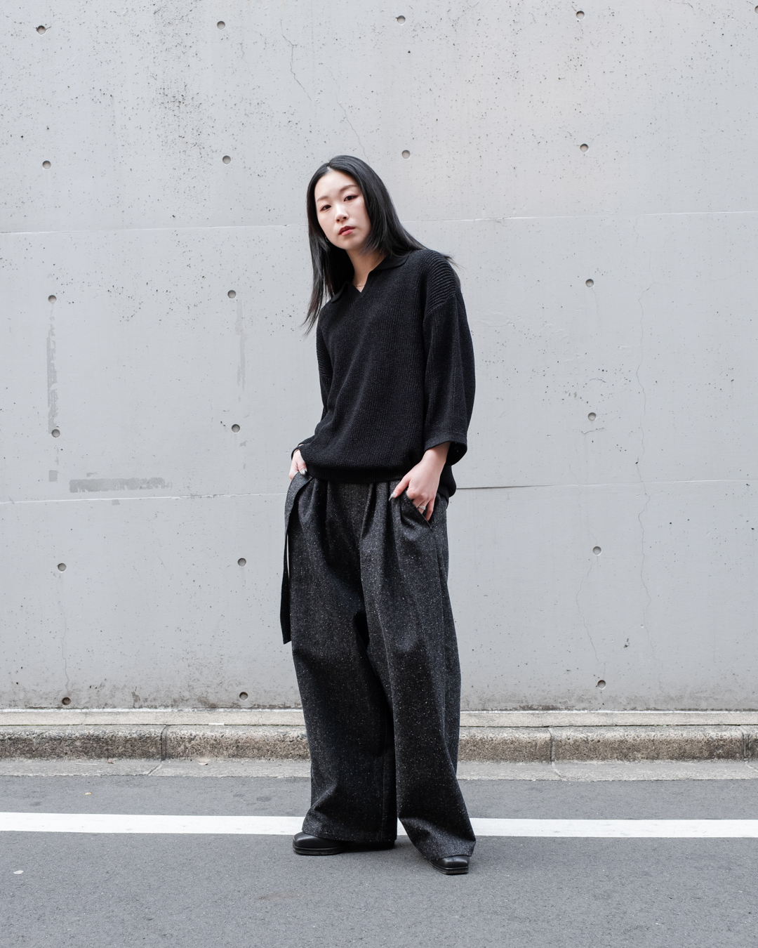 【Blanc YM（ブランワイエム）】和紙混の定番ニットとご報告