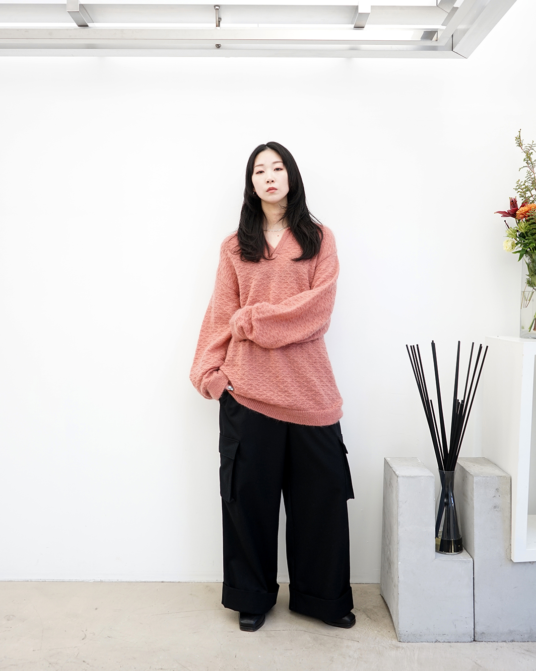 【Blanc YM (ブランワイエム)】モヘアのニットも良いでっせ