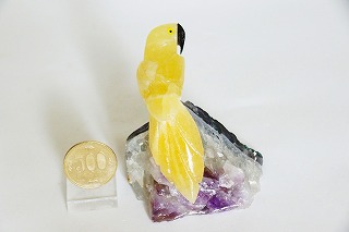 大人気！と～～～っても可愛い天然石小鳥置物が入荷しました☆