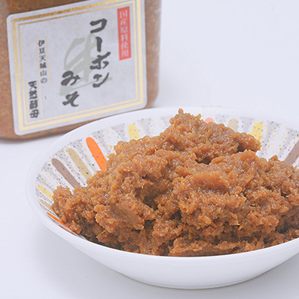 地元のお味噌です！コーボンみそ　ご家族の健康に、美味しい天然の生きた酵母味噌