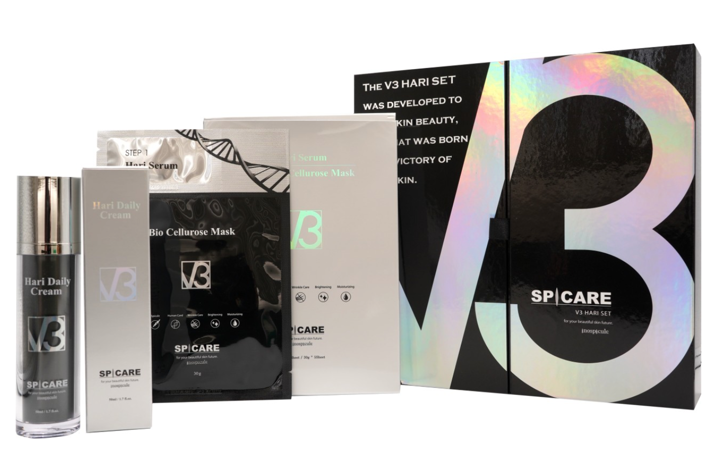 人気のV3ファンデですが！　50日間のスペシャルケア　ハリセット！が3/3 販売スタートになります！