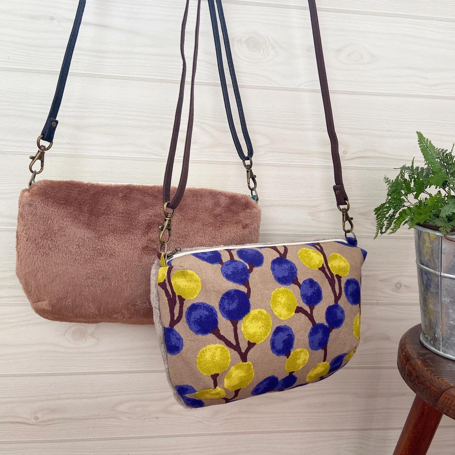 冬の手芸キット紹介① ボアのショルダーバッグ