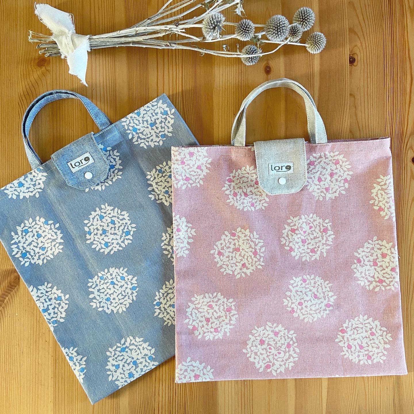 コンパクトマイバッグ手芸キットのの製作動画を公開しました