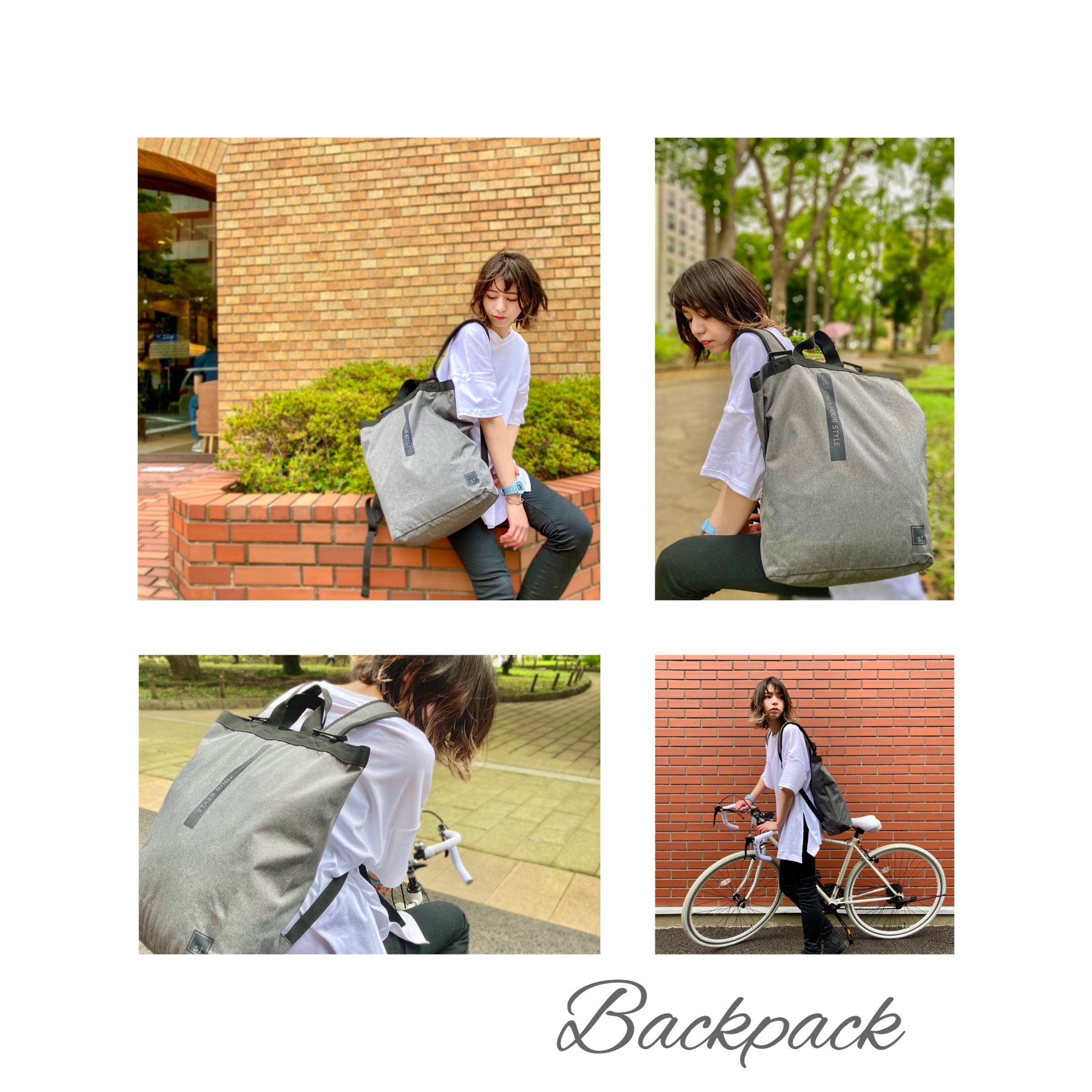 Backpack モデル撮影