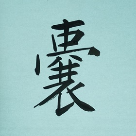 今日の筆文字　嚢