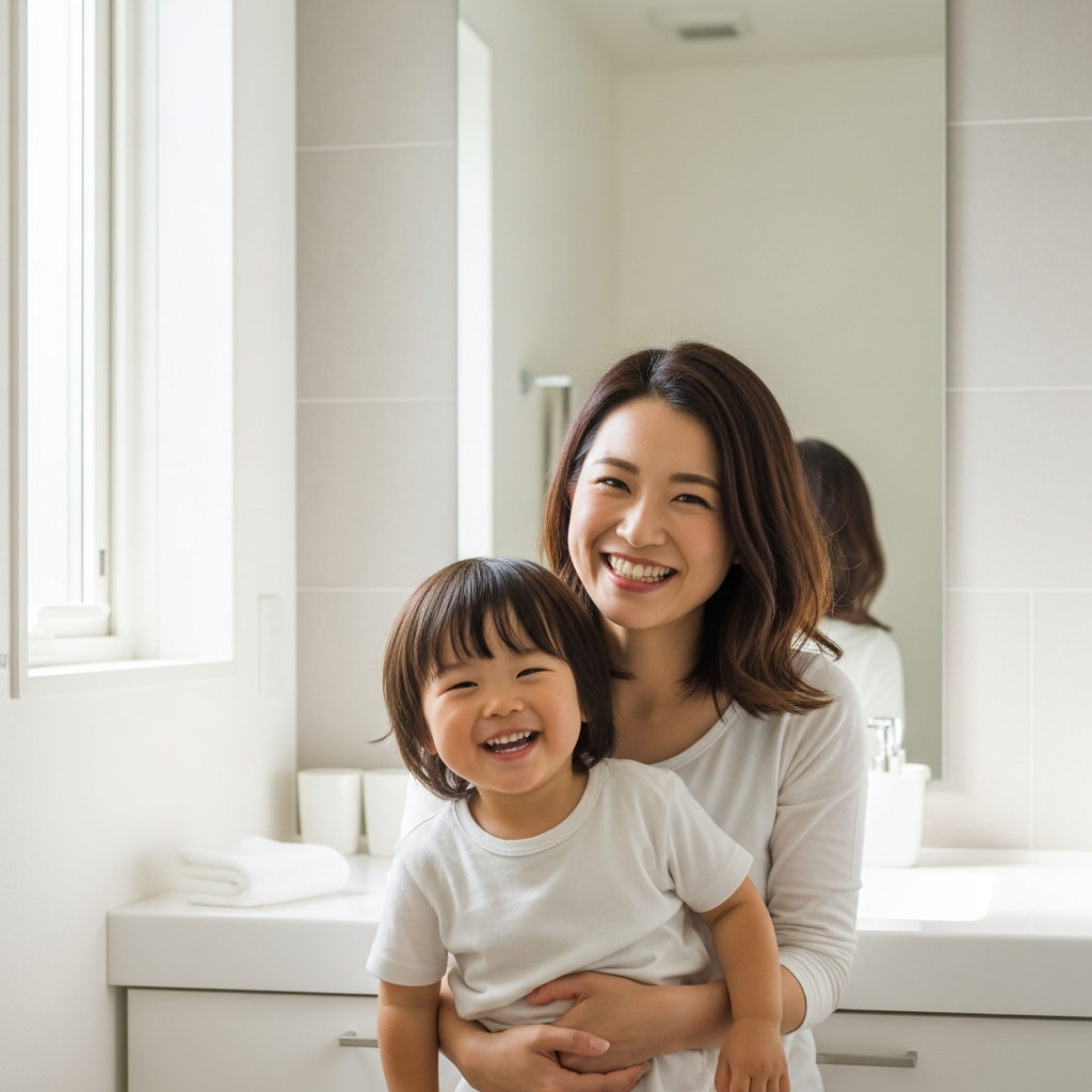 30代ママが感動！子供と一緒に使える「海洋深層水シャンプー」の安心感