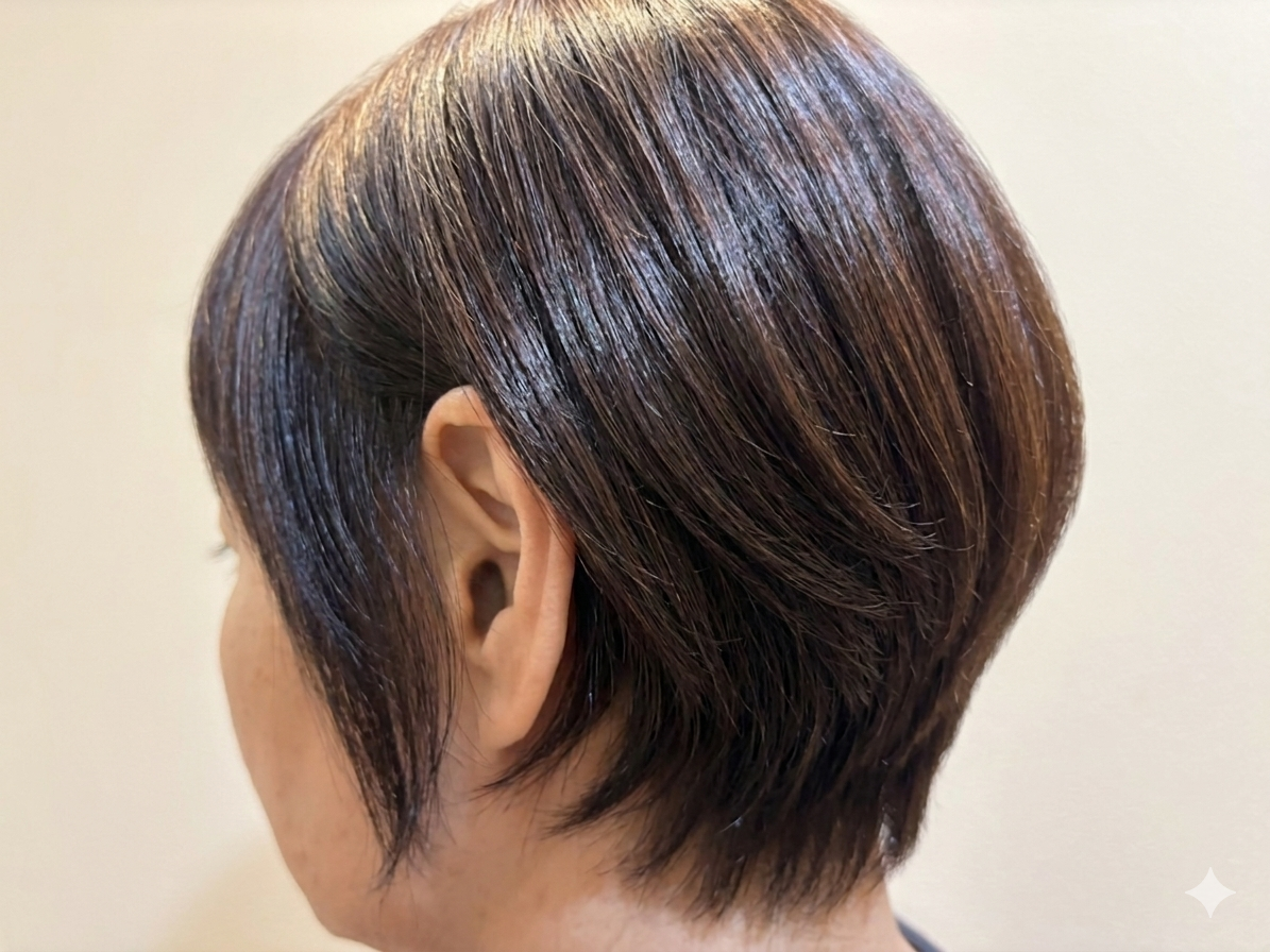 50代の小顔ショートボブ。カッサと習慣が作る「マイナス5歳」の立ち上がり