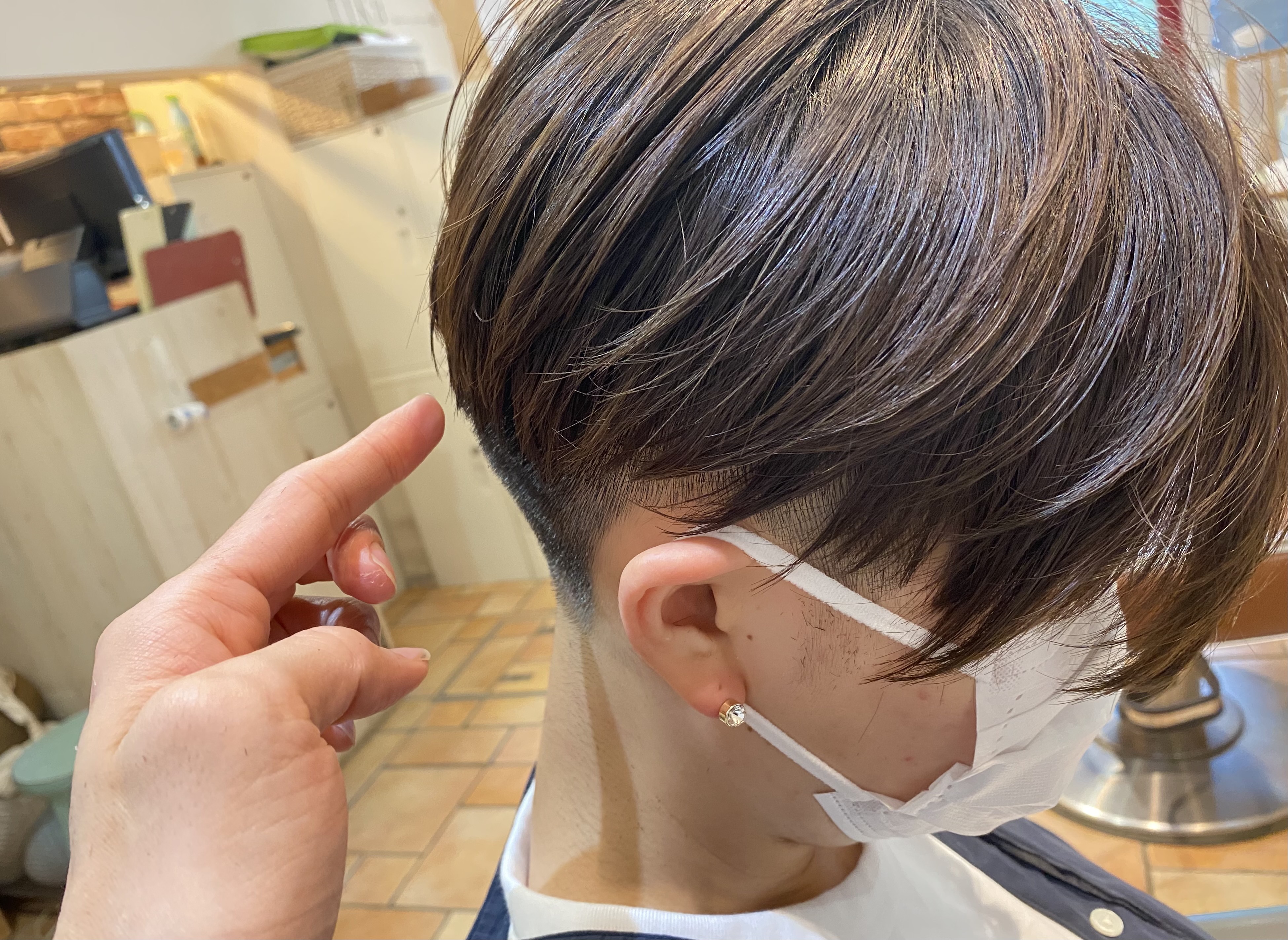 50代からのショートヘアのボリュームと収まり