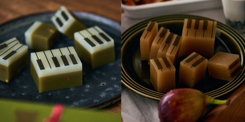 秋のジャズ羊羹、二つの味。