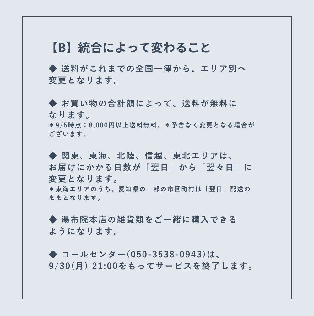 オンラインストア統合について