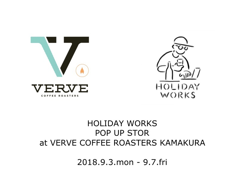 POP UP STORE @ VERVE COFFEE ROASTERS KAMAKURA
