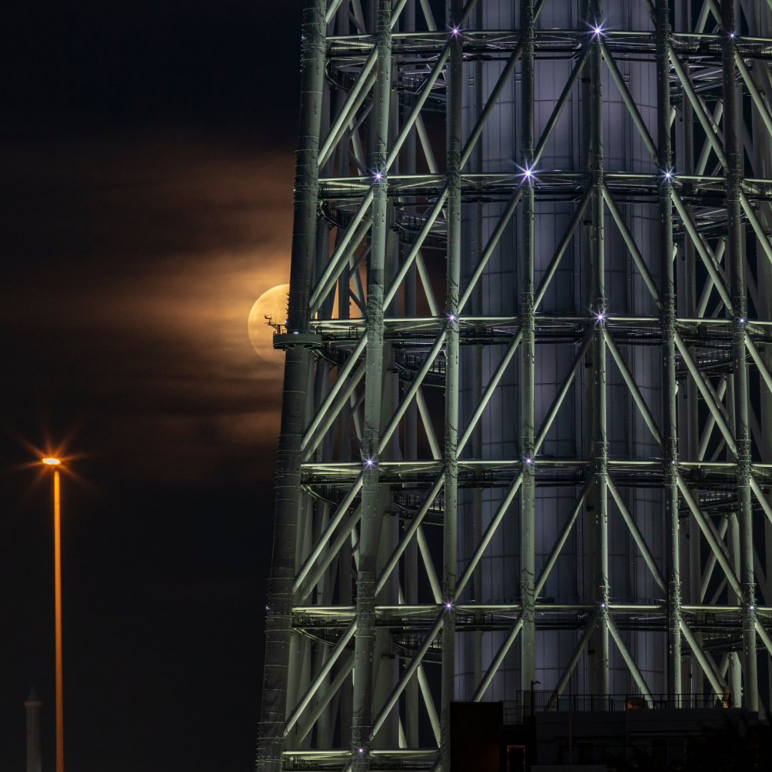 浅草　スーパームーン