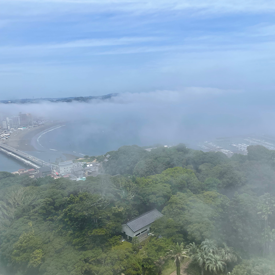 江の島　天空からのぞむ