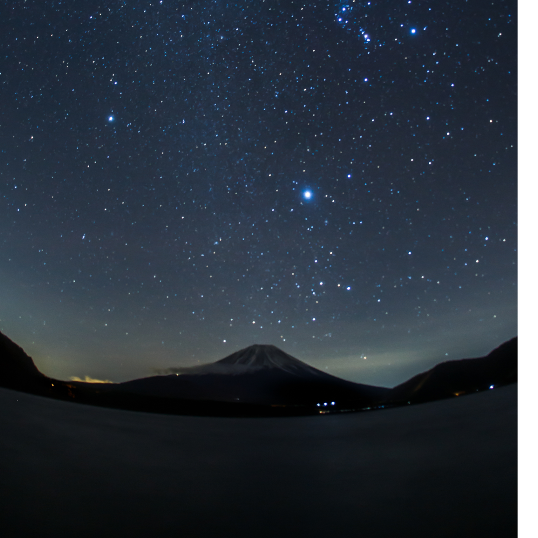 軽井沢の冬銀河