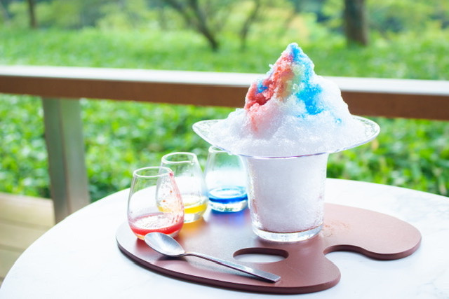 アートなカキ氷